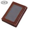 Jiameida Винтажный Кожаный RFID Защита от Кражи Унисекс Кошелек для Монет и Карт