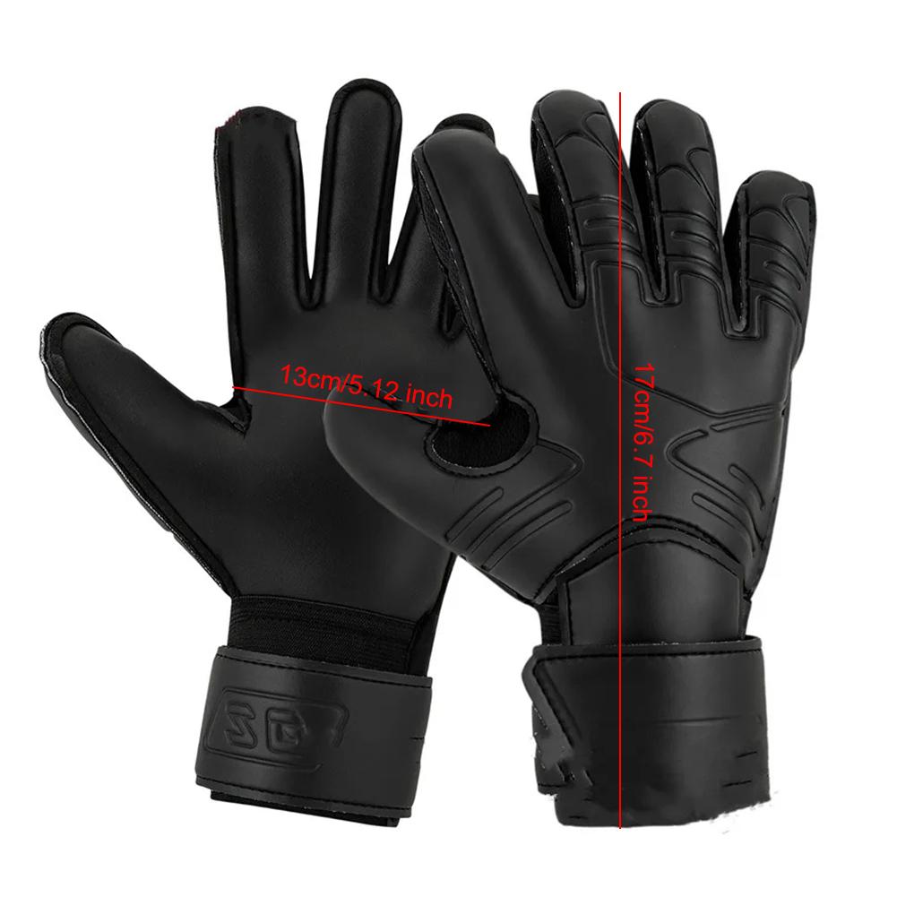 Футбольные вратарские перчатки Футбольные вратарские перчатки Дышащие футбольные тренировочные перчатки с регулируемым запястьем для молодежи и взрослых
