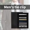 Элегантный набор из 8 зажимов для галстука для мужчин, прочный захват, стильная булавка для галстука, сплав, держатель для галстука, подходит для деловых встреч и свадеб