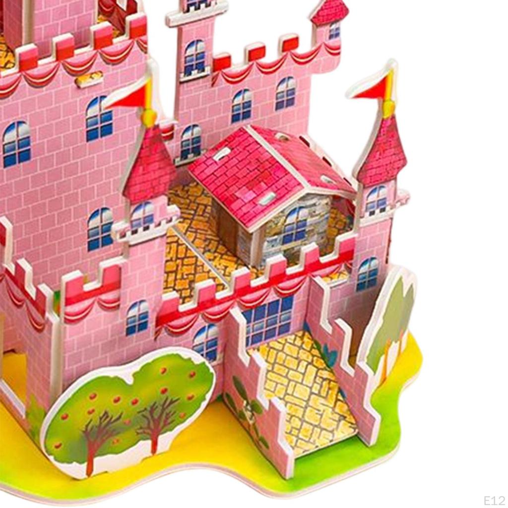 3D-пазл «Домик» для девочек, возраст 6-12 лет, мини-поделка из картона, творческий DIY