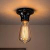4PCS DIY Vintage Lamp Base Decorate Poecelian Ceramic Wall Ceiling Light E27 LED Bulb Lamp Socket Base Holder LED Light Base