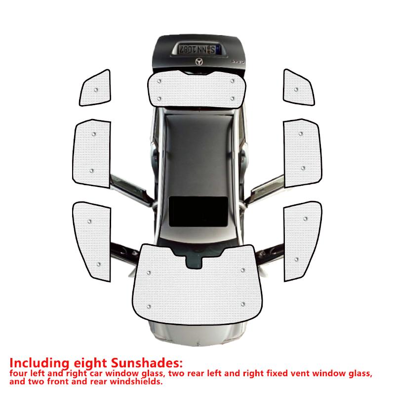 Для Ford Edge Endura MK2 CD539 2015- 2018 Автомобильные солнцезащитные козырьки на все окна, защита от УФ, аксессуары для лобового стекла, солнцезащитный козырек на окно
