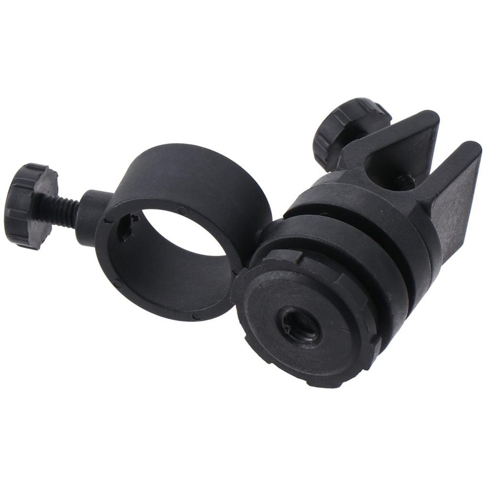 Пластиковый держатель для фонарика черный многоугольный удобный для шлема для улицы