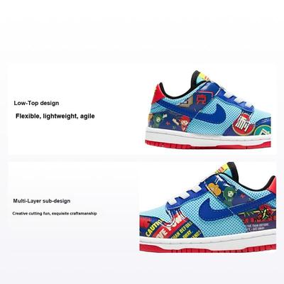Dunk Low BT Chinese New Year — Детские кроссовки Firecracker Red Copa Hyper-Blue DD8480-446