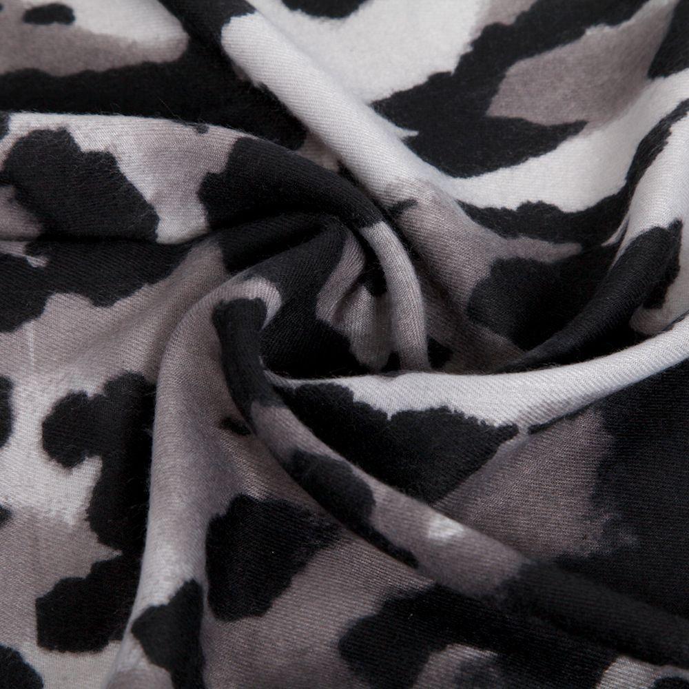 Wool Women's Shawl Leopard Print Lady Scarves Wraps Fashion Foulard Pashmina Hijabs Hijab Use