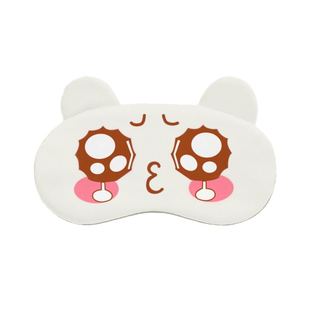 Animal Ear Plush Eye Mask Cartoon Eyes Sleeping Eyepatch Sleeping Eyeshade Nap Travel Supplies