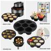 7 Inch 7 Cups Airfryer Silicone Muffin Pan Cupcake Mold for 3.5 To 5.8 L Air Fryer Accessories Non Stick Mini Cake Mould