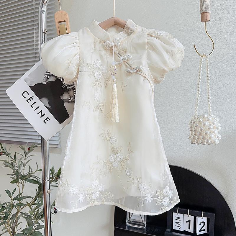 Летнее платье Хануфу Ципао для девочек в китайском стиле - Принцесса TX765