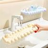 Suction Cup Wall Mounted Shelf ABS Shower Storage Rack Bathroom Organizer  Shower Room
