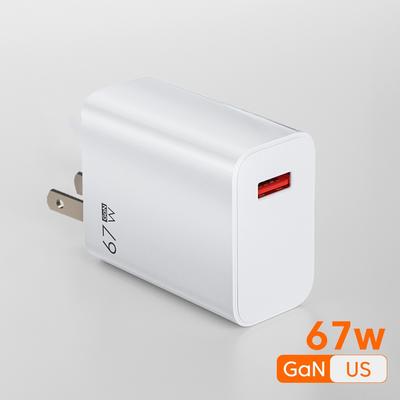 67 Вт USB GaN зарядное устройство для быстрой зарядки телефона адаптер зарядного устройства 10A Type C кабель для iPhone Samsung Xiaomi EU/US вилка быстрое настенное зарядное устройство