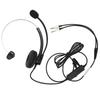 Single Ear Wired Headset Noise Canceling HD Calling Telephone Headset for Call Center Office