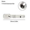 Extender Bar Silver Sliding Rod Small Square Rod Wrench