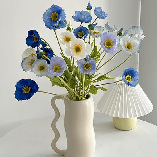 Искусственные цветы Весенние украшения Реалистичные цветы ручной работы с гибким стеблем для домашней цветочной композиции Весенний свадебный праздничный декор