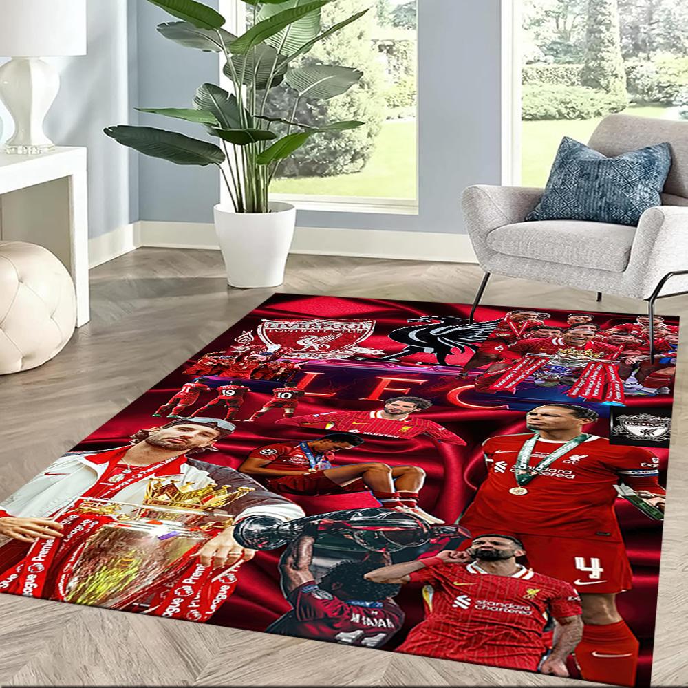 Liverpool Football Club Floor Rug Office Rug Design For Study Room Entryway Playrooms Outdoor Antislip Rug Anime Office Decor Spiritual Gift