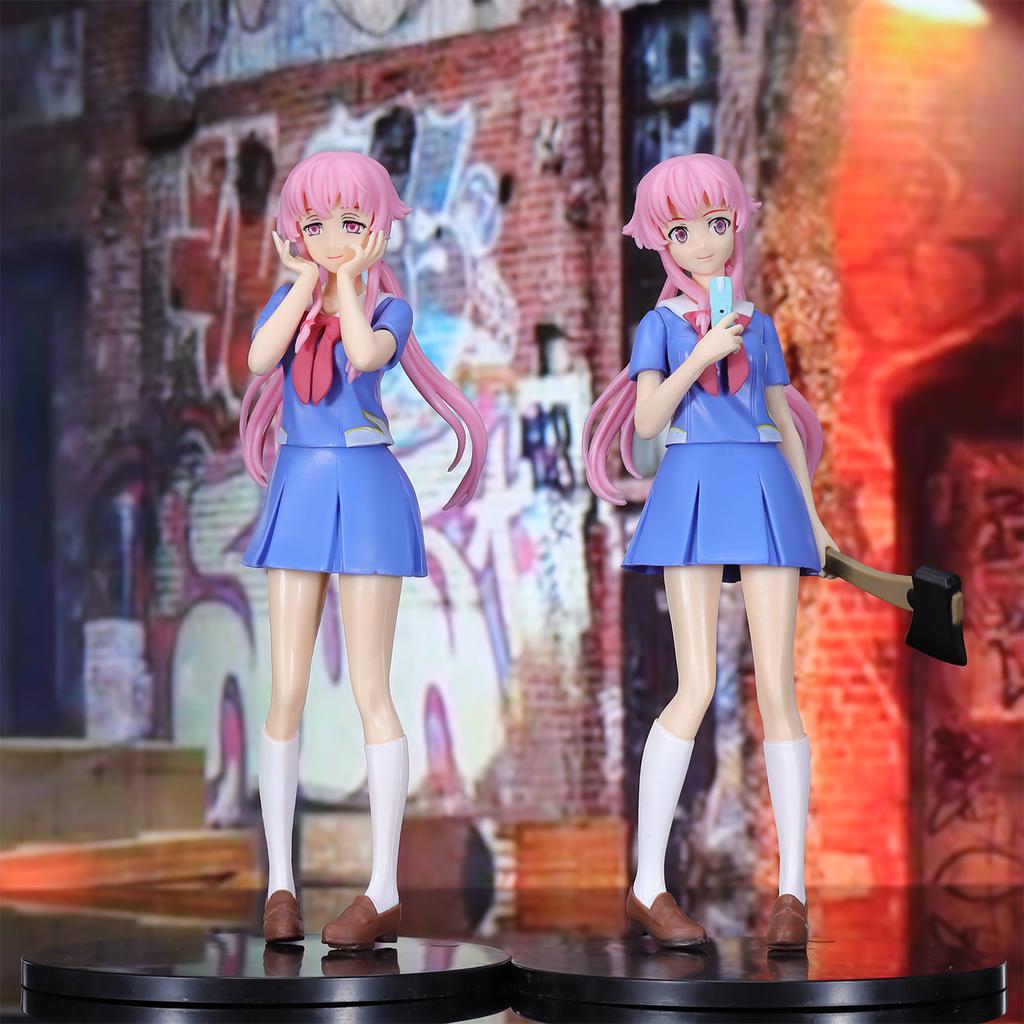 Mirai Nikki Гасай Юно экшн-фигурка аниме Коллекционные предметы, фигурки для витрины, фигурки аниме Рождественские подарки