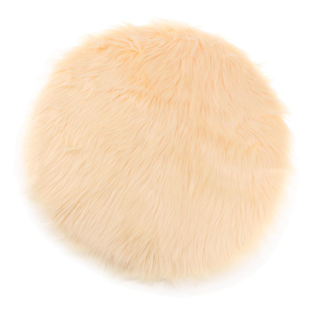 Round Car Stool Seat Cushion Floor Mat ry Sofa Pad