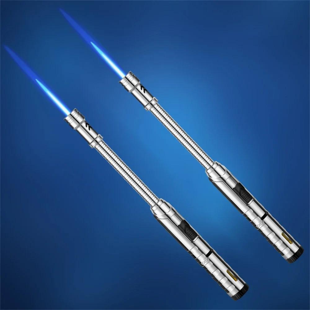 2 шт. шланг кухонная газовая зажигалка гибкая свеча газовая плита зажигалка для сигар ветрозащитный бутановый сварочный пистолет уличный инструмент для зажигания барбекю