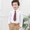 White Long Sleeve Cotton Shirt for Boys - School Uniform & Performance Wear