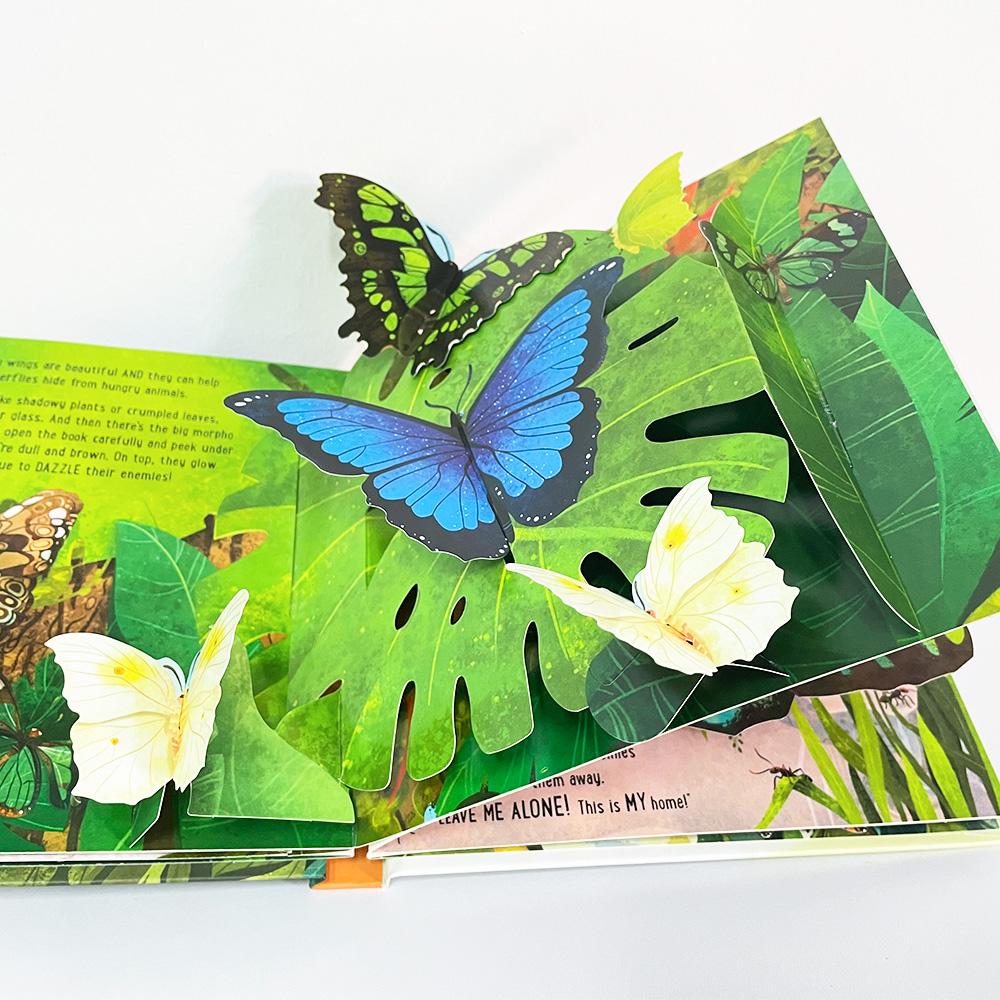 Детские объемные книги с клапанами 3D, книги на английском языке, сказки, книга для чтения перед сном, развивающая обучающая игрушка, детский подарок, Монтессори