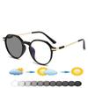 Round Women Retro Oversized Ultralight Comfortable Photochromic Reading Glasses +0.75 To +4