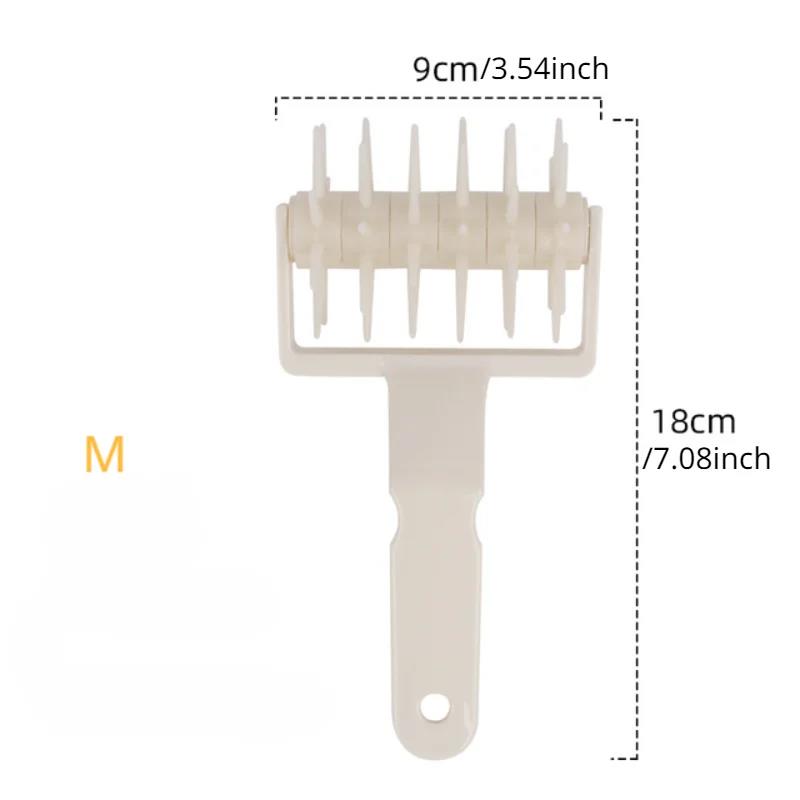 Pizza Roller Pin Pizza Cookies Baking Tools Plastic Dough Roller Pastry Pie Needle Wheels Cutter Sewing Machine Bread Hole Punch 1