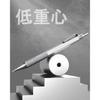Four Candies Metal Mechanical Pencil 4-Piece Set 0.50.7 mm Pencils 480 HB Replacement Leads Eraser Case Included Stationery BlackSilver