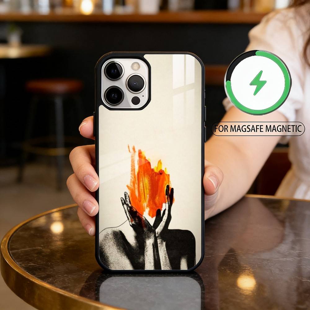 I-Imagine D-Dragons Magnetic For Magsafe Wireless Charging Phone Case For iPhone17,16,15,14,13,12,11 Plus,Pro Max