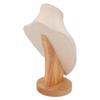 Wood Medium Neck Mannequin Jewelry Holder  Handmade jewelry finished product exhibition