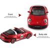 Масштаб 1/32 Targa 4S 911, литая под давлением модель автомобиля, игрушечный автомобиль с откатным механизмом, звуком и светом для детей, коллекция подарков для мальчиков и девочек