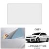 Car Anti-uv Electrostatic Adsorption Sunroof Sunshade Suede Fabric Auto Heat Insulation Skylight For PEUGEOT 308 2014-2020