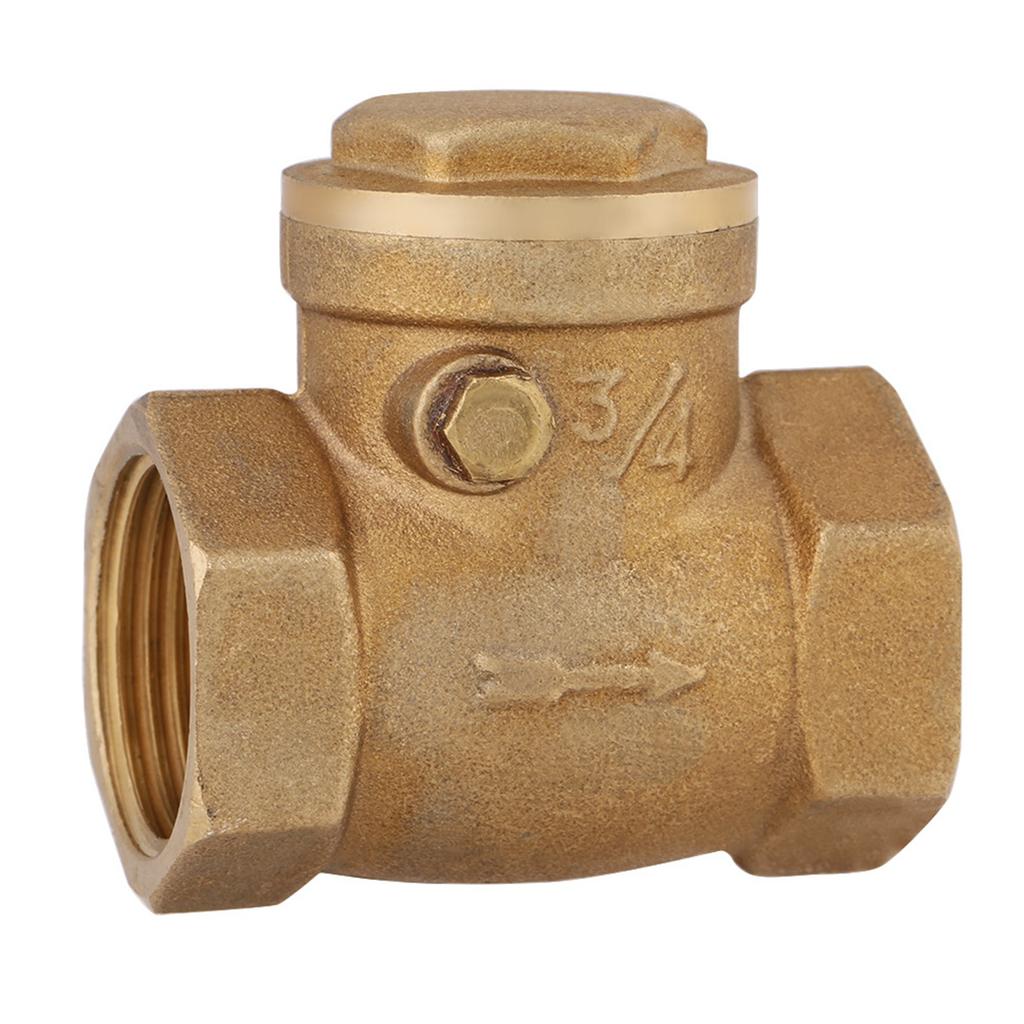 1pc DN20 Female Thread Brass NOn Return Swing Check Valve 232PSI Prevent Water Backflow