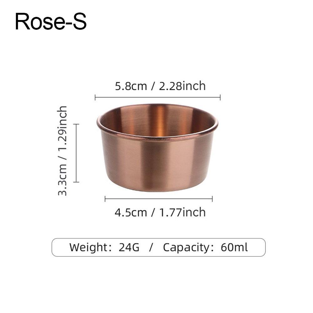 Stainless Steel Dipping Bowl Mustard/Salad/Tomato Sauce Sauce Dish Seasoning Dishes