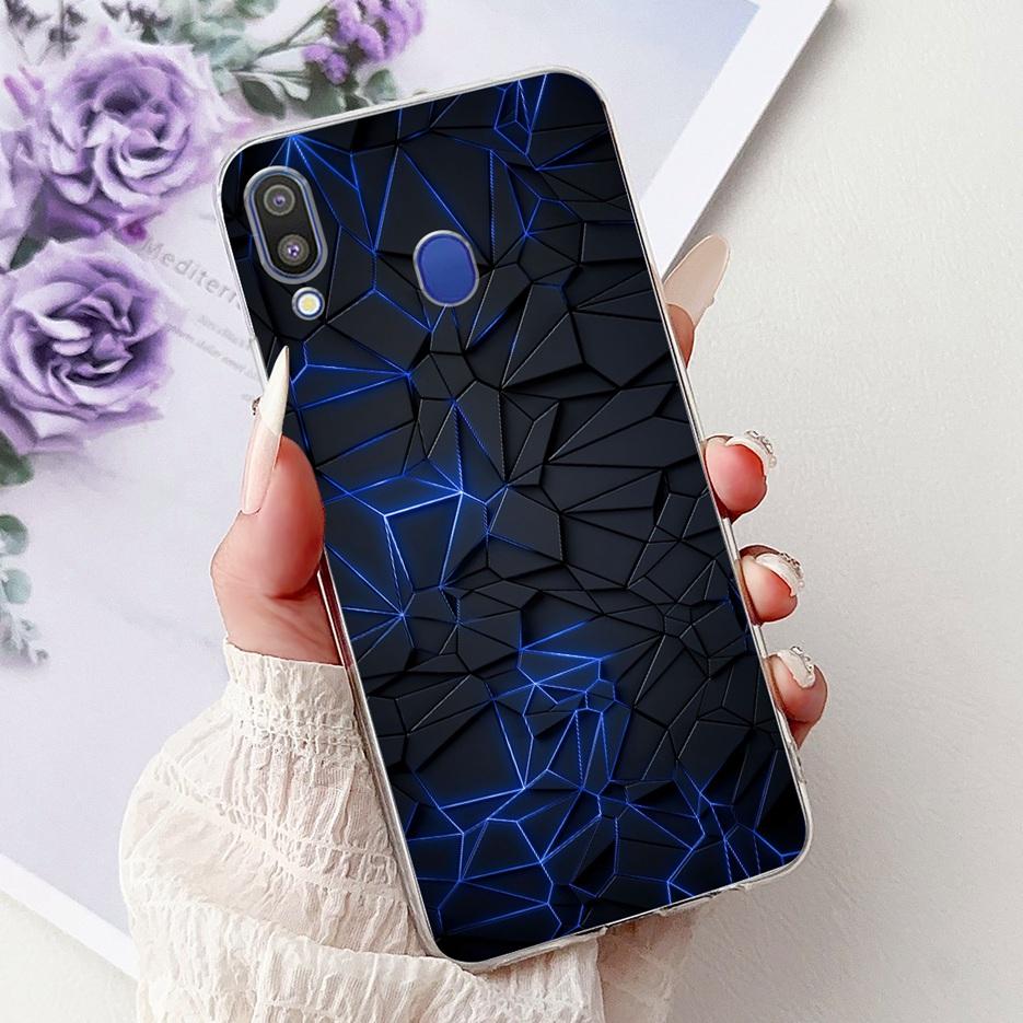 Для Samsung Galaxy M10 M20 M30 Чехол Новая Мода Расписная Крышка Прозрачный Силиконовый Мягкий Тонкий Чехол для Телефона Для Samsung M10 M20 M30 Fundas