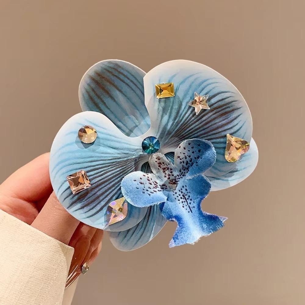 Цветок орхидеи Гавайские заколки для волос Романтичные заколки для волос BB Новые заколки для волос для девочек