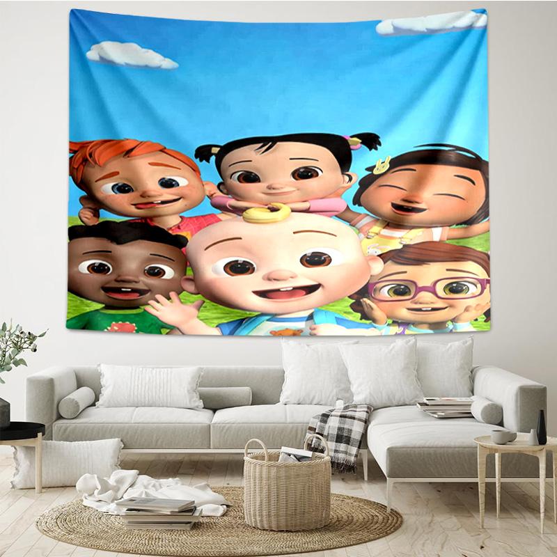 Rainbow Coco Adventure Tapestry Hanging for Bedroom,Livingroom, Playroom,Decor Art Room Wall Tapestry Holiday and Birthday Gifts