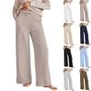 Women’s Wide Leg Sweatpants High Waisted Baggy Flared Pants Drawstring Athletic Joggers