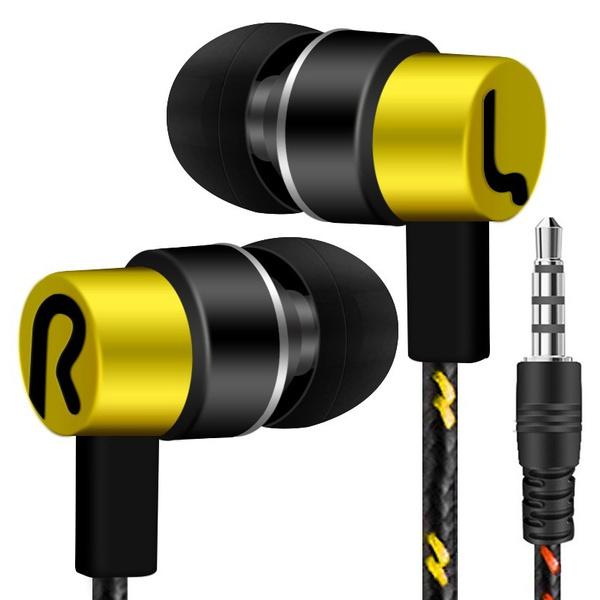 Проводная гарнитура 3,5 мм, наушники-вкладыши, наушники Super Bass, стерео наушники, спортивные наушники для бега для мобильных телефонов MP3, ПК