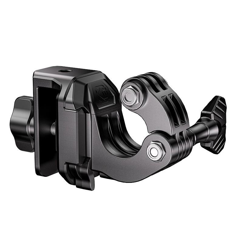 Motorcycle Windshield Camera Mount Bracket GoPro Action Cam Quick Release Aluminum Alloy Compatible With Scooter Bike