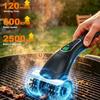 Removable Head Electric Grill Brush 2-Speed Settings Rotating Barbecue Brush  Household