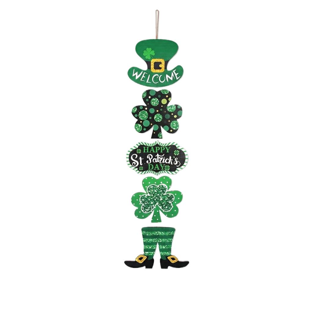 Foldable St Patrick's Day Door Decoration Wreath St Patricks Da