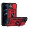 Чехол-бампер Armor Slide с защитой камеры для iPhone 13 12 11 Pro Max XR XS Max 6 7 8 Plus, с подставкой-кольцом, противоударный