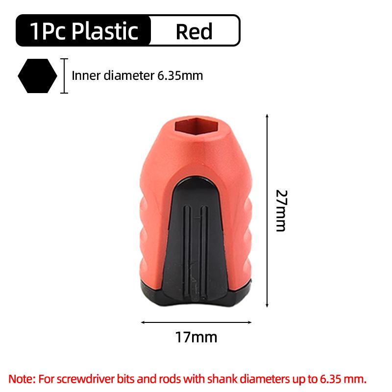 Магнитный держатель бит Магнитное кольцо Сильный намагничиватель Демагнетизатор 6,35 мм Держатель бит для крестовой отвертки Phillips Ручные инструменты