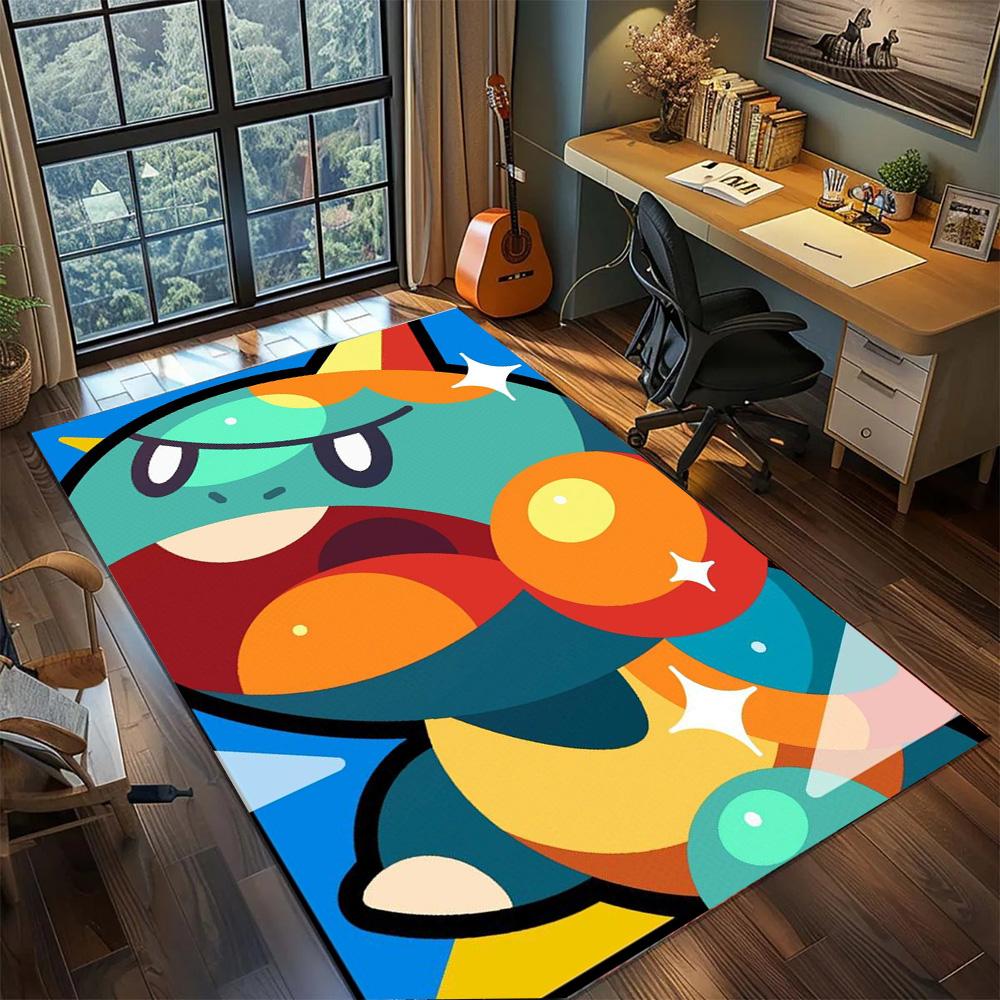 Pokemon Non Slip Home Daily Carpet Rug, Washable Large Area Floor Mat Fashion Gamer Bedroom.-TING