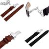 Ремешок для часов, кнопка, скрытая застежка, кожаный браслет, ремешки для наручных часов, сменные аксессуары