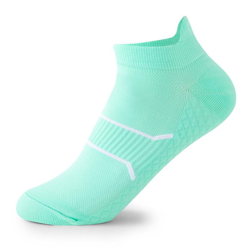 Новые мужские/женские спортивные носки для бега с низким вырезом, тонкие дышащие яркие цвета, быстросохнущие короткие носки для фитнеса, спортивные компрессионные носки до щиколотки