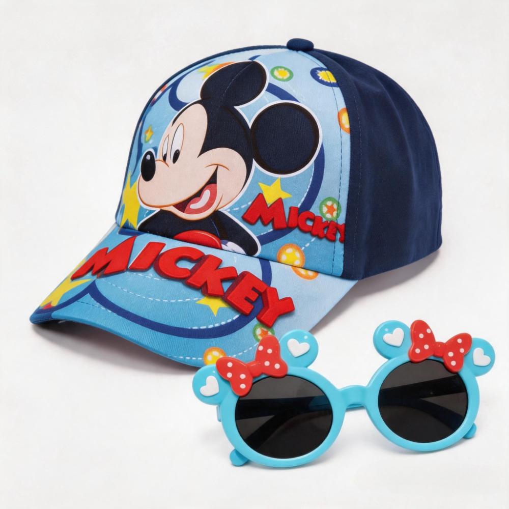 Disney Набор из 2 предметов: Шляпа + Очки Дисней Микки Маус. В целом подходит в качестве подарка на день рождения или праздник.