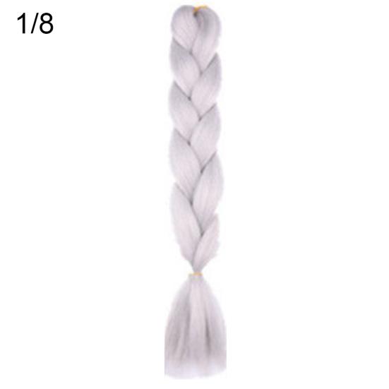 Женские Jumbo вязание крючком плетение Ombre Color Синтетические наращивания волос Kanekalon