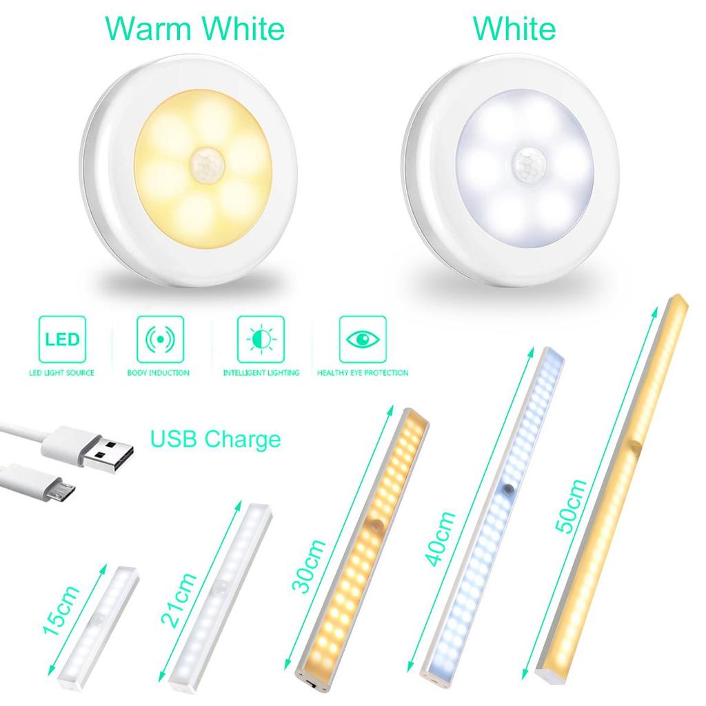 Новый датчик движения, светодиодный ночник, декор для спальни, детектор света, настенная декоративная лампа, лестничный шкаф, освещение прохода