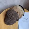 Simple Color Solid Suede Women Casual Beret For Autumn And Winter Use Daily