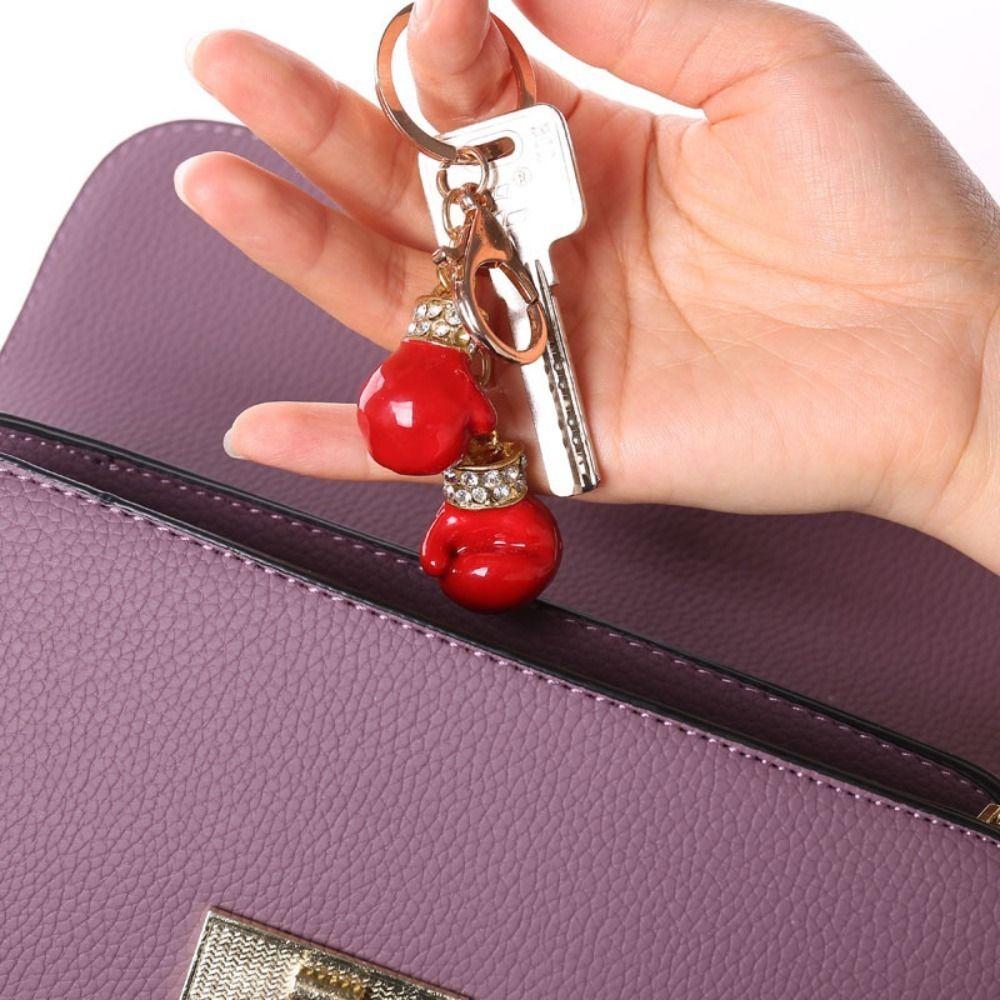 Аксессуары для рюкзака Металлический кулон Спичка Спорт Брелок для ключей Креативный брелок в виде боксерской перчатки Подарок